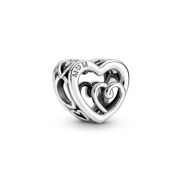 Entwined hearts sterling silver charm Harmony Jewellers Grimsby, ON