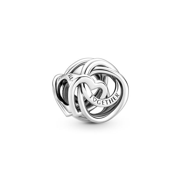 Encircled heart sterling silver charm Harmony Jewellers Grimsby, ON