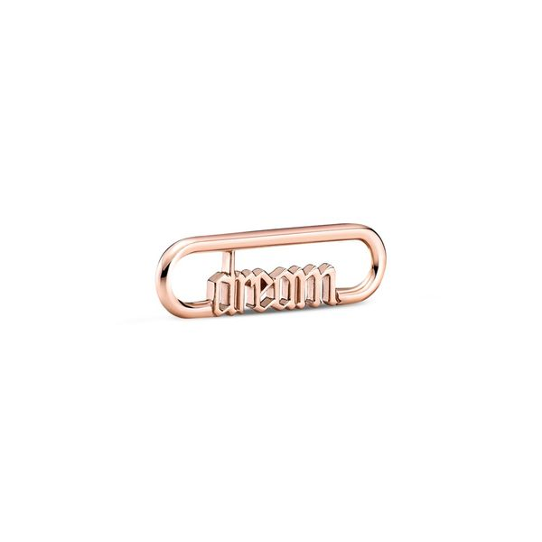 Dream script 14k rose gold-plated long link Harmony Jewellers Grimsby, ON