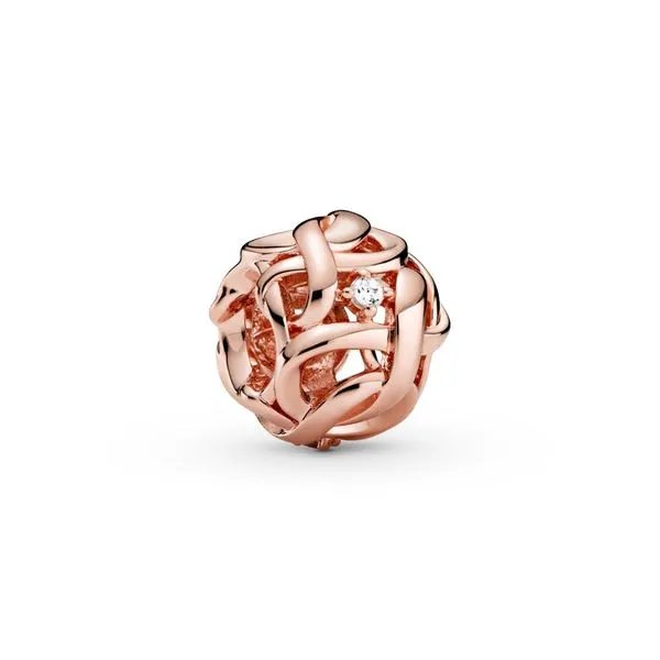 Infinity Pandora Rose charm with clear cubic zirconia Harmony Jewellers Grimsby, ON