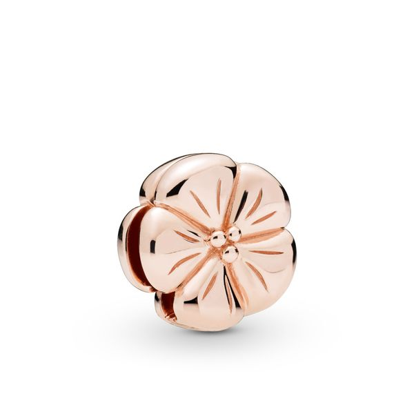 Pandora Reflexions flower clip charm in Rose Harmony Jewellers Grimsby, ON