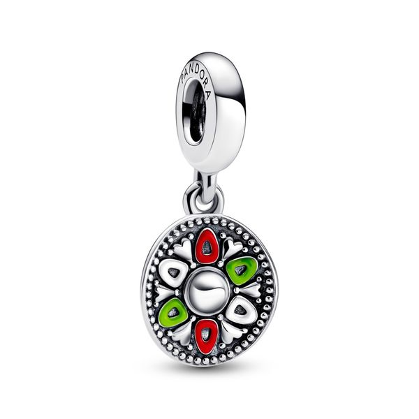 Sombrero sterling silver dangle with red, white Harmony Jewellers Grimsby, ON