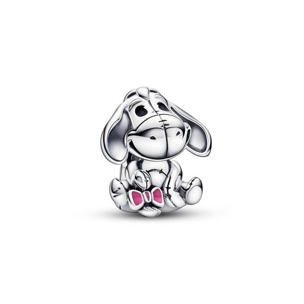Disney Eyore sterling silver charm with pink Harmony Jewellers Grimsby, ON