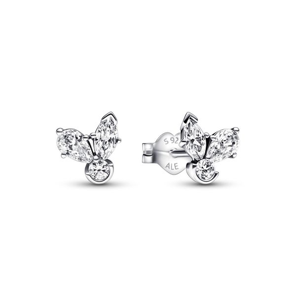 Herbarium cluster sterling silver stud earrings Harmony Jewellers Grimsby, ON