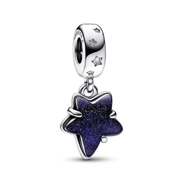 Celestial Galaxy Star Murano Dangle Charm Harmony Jewellers Grimsby, ON