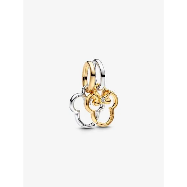 Disney Mickey Mouse & Minnie Mouse Splittable Dangle Charm Harmony Jewellers Grimsby, ON