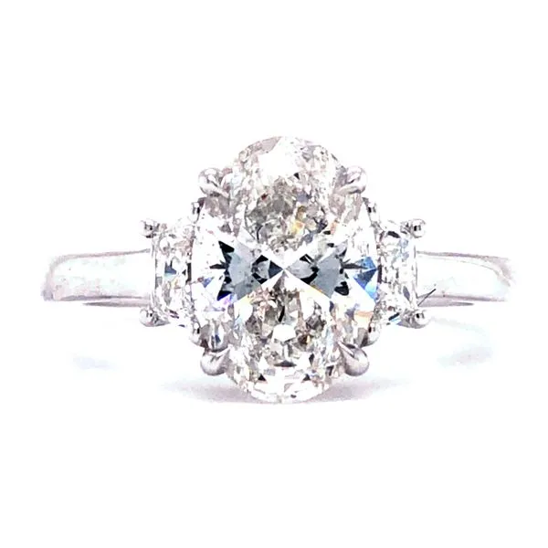 2CT Oval Diamond Engagement Ring - Propose Tonight! Harris Jeweler Troy, OH