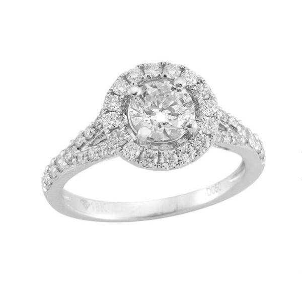 Round Halo Engagement Ring - Propose Tonight! Harris Jeweler Troy, OH