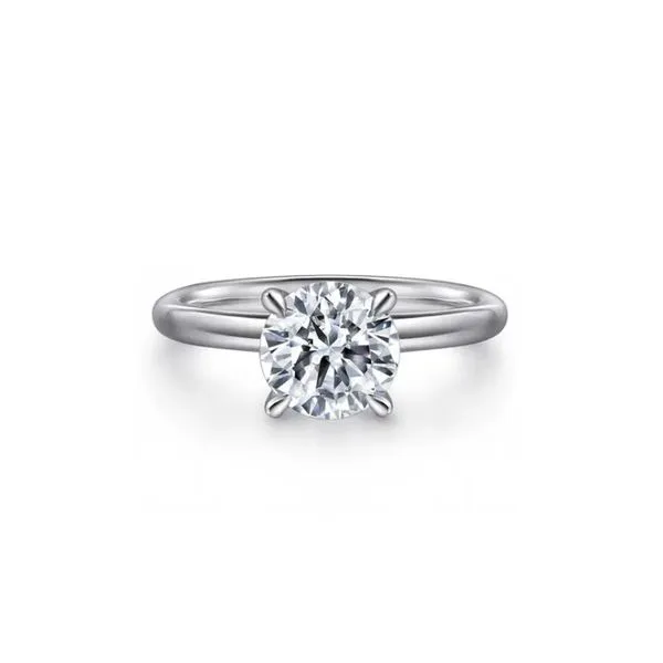 Platinum 1/2CTW Solitaire Engagement Ring - Propose Tonight! Harris Jeweler Troy, OH