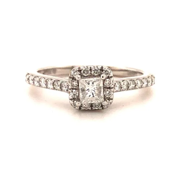 Princess Cut Diamond Halo-Style Engagement Ring - Propose Tonight! Harris Jeweler Troy, OH