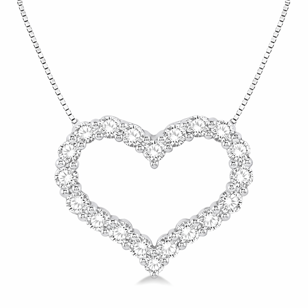 ASHI 14K White Gold Diamond Pendant Harris Jeweler Troy, OH