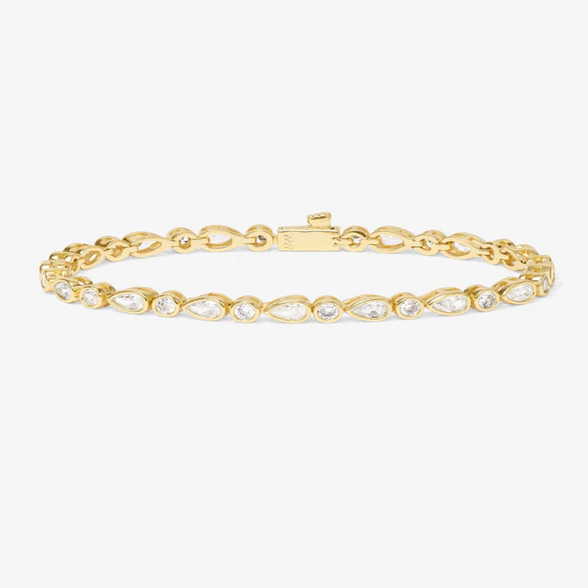 MEL Gold Plated Sterling Silver Silver Bracelet Harris Jeweler Troy, OH