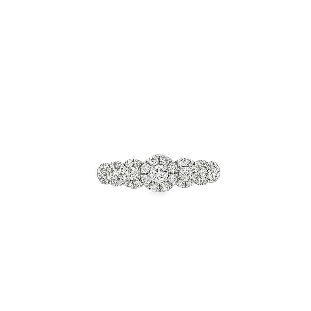 HJNAM 14K White Gold Diamond Fashion Ring Harris Jeweler Troy, OH