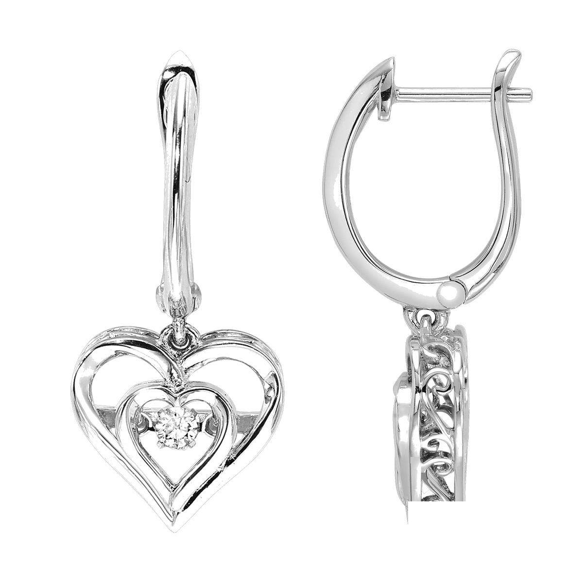 GEMSON Sterling Silver Silver Earrings Harris Jeweler Troy, OH