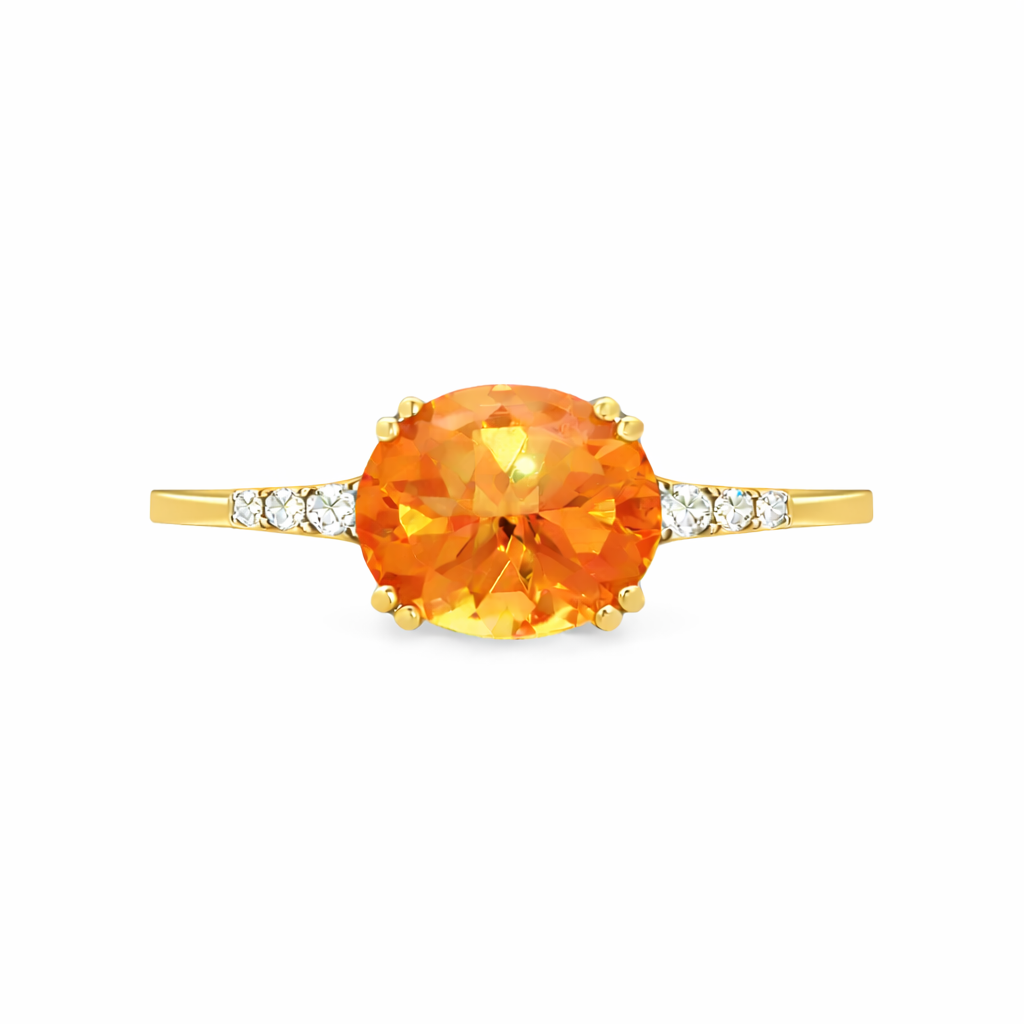 RYAN 14K Yellow Gold Colored Stone Ring Harris Jeweler Troy, OH