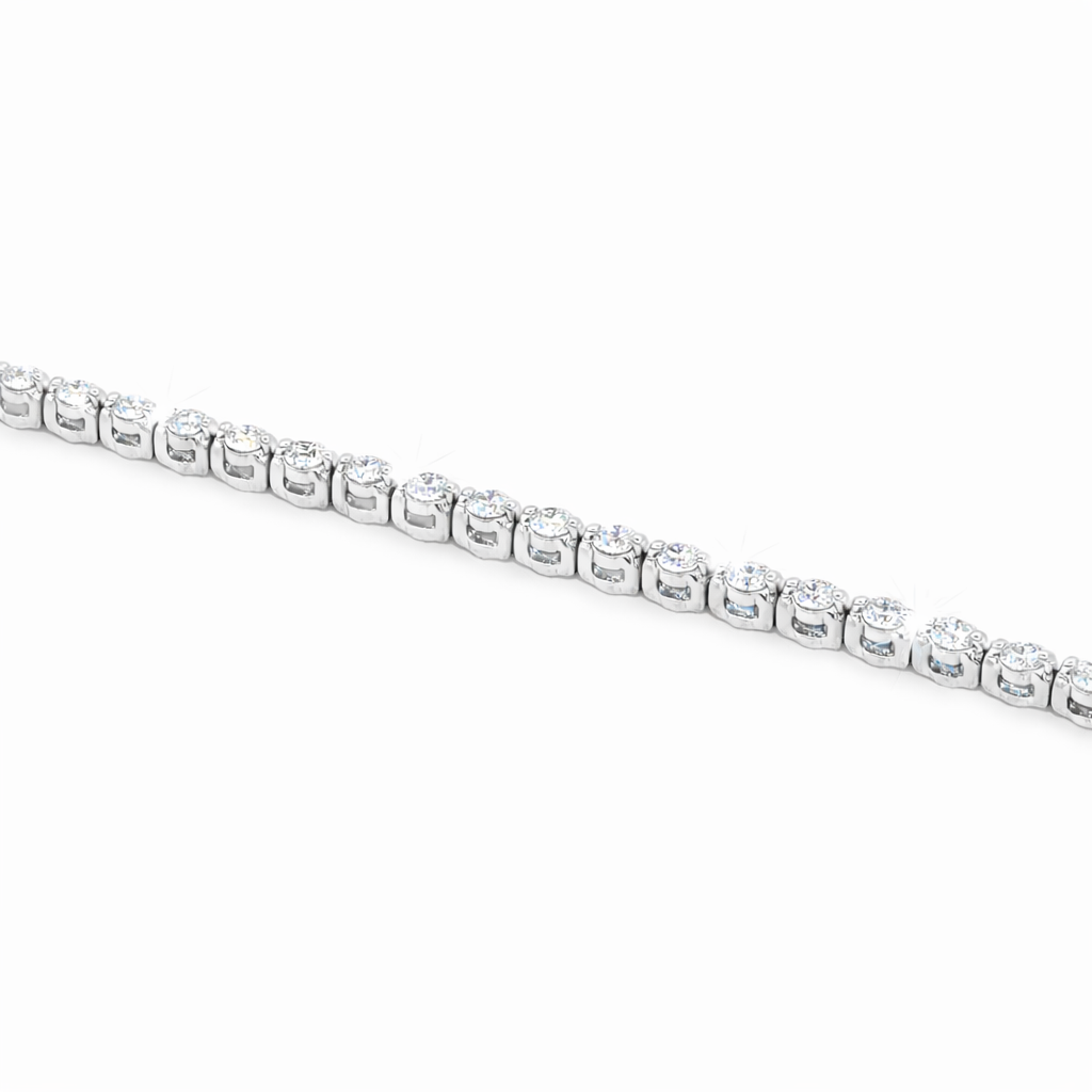 RYAN 14K White Gold Diamond Bracelet Harris Jeweler Troy, OH