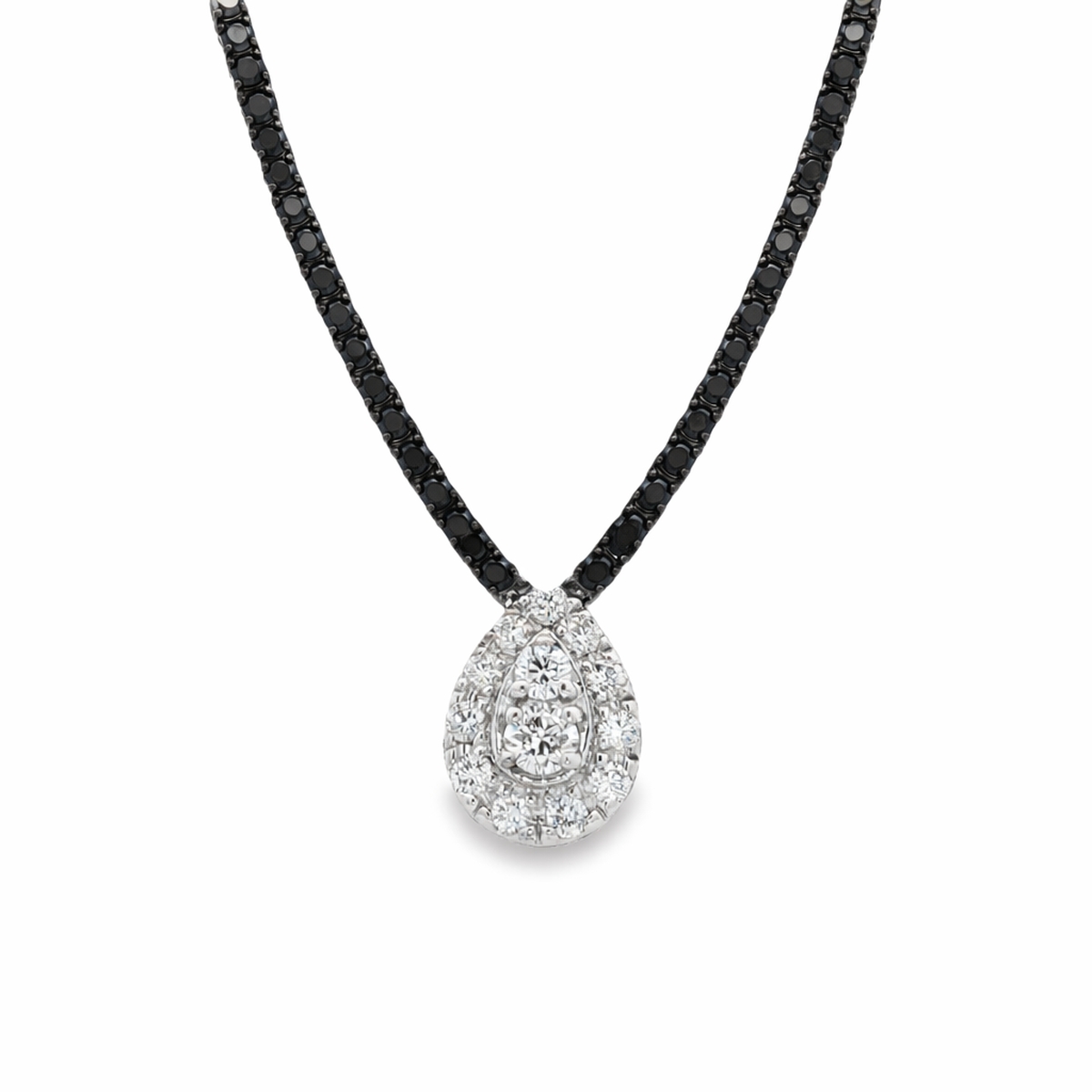 RYAN 14K White Gold Diamond Necklace Harris Jeweler Troy, OH