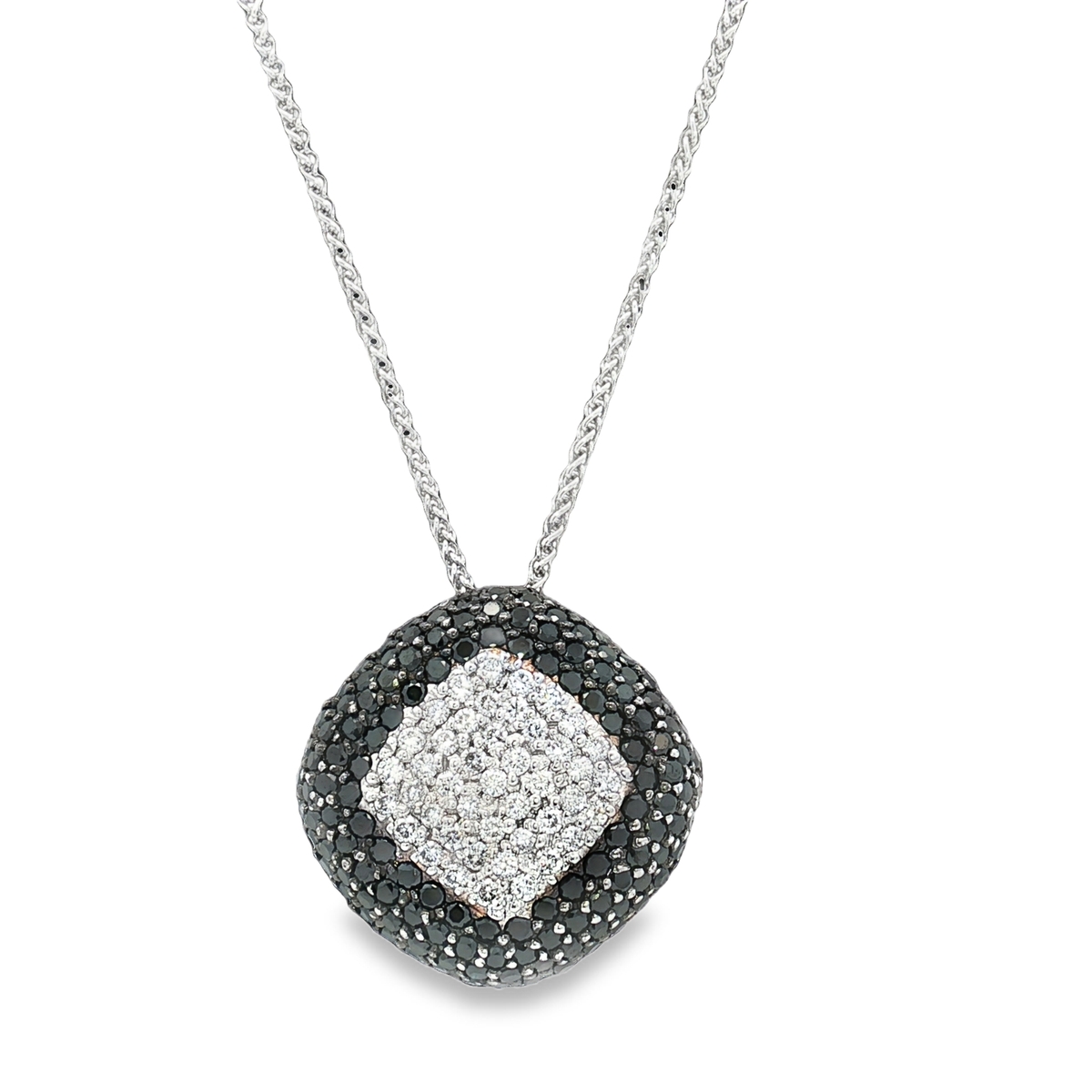 RYAN 14K White Gold Diamond Pendant Harris Jeweler Troy, OH