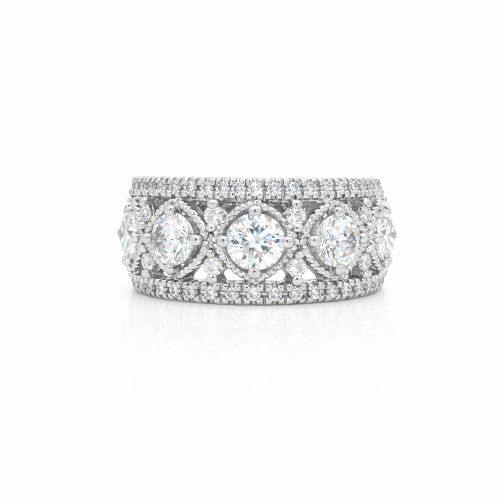 RYAN 14K White Gold Diamond Fashion Ring Harris Jeweler Troy, OH