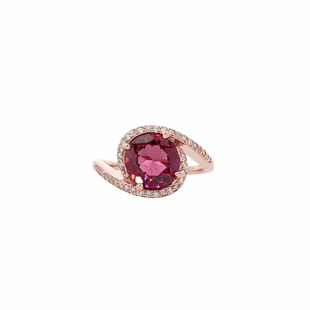 RYAN 14K Rose Gold Colored Stone Ring Harris Jeweler Troy, OH