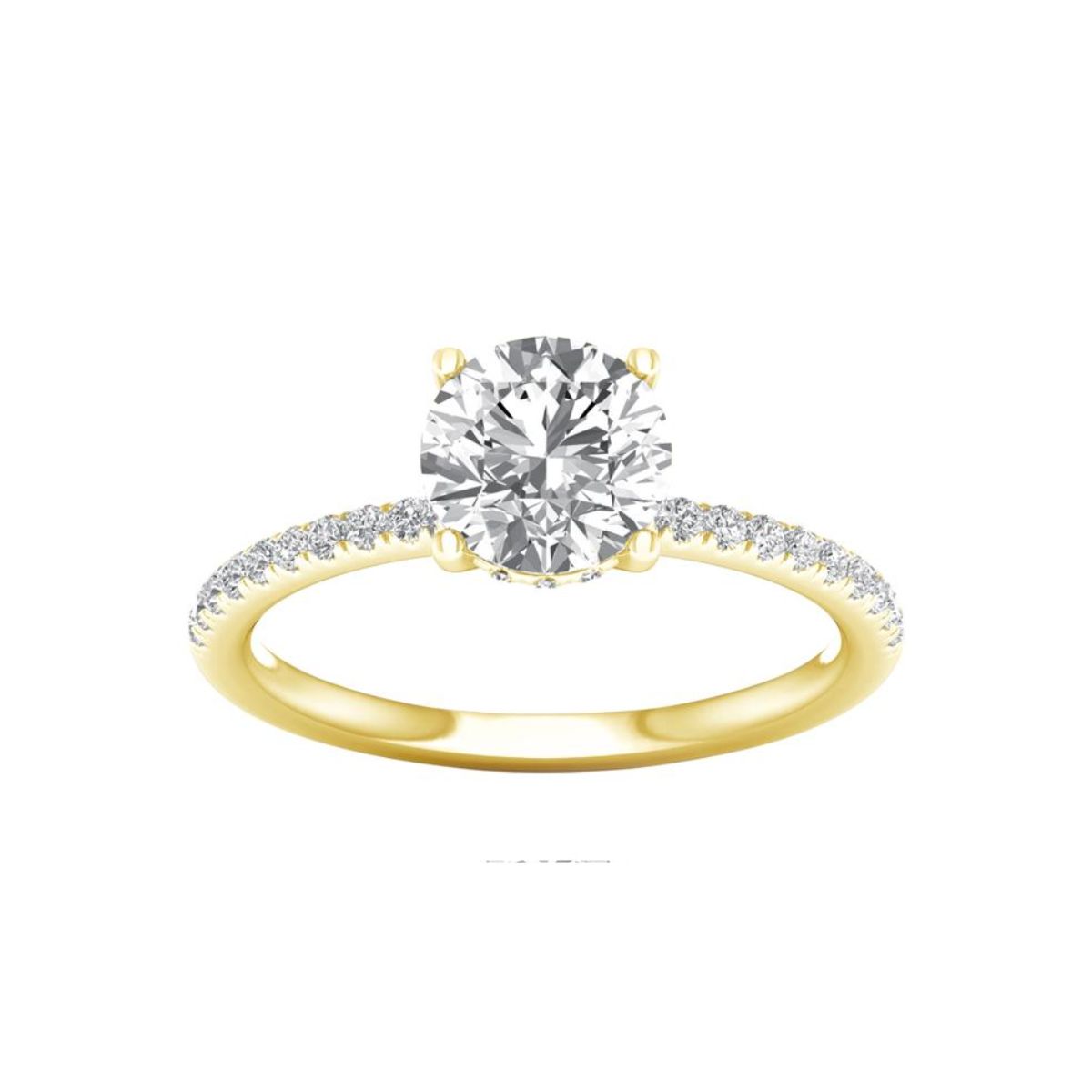 REV 14K Yellow Gold Get Engaged Tonight! Harris Jeweler Troy, OH