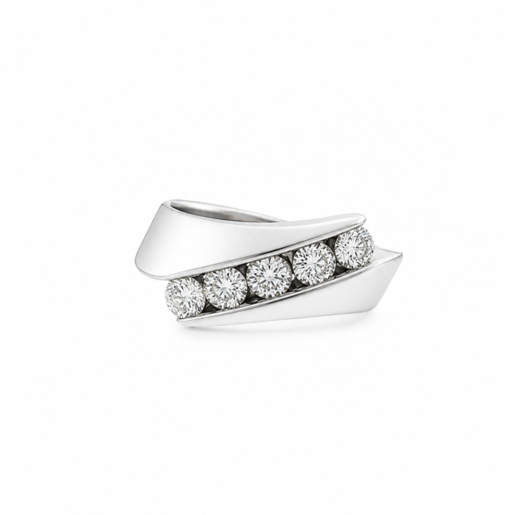 Diamond Bypass Estate Ring Harris Jeweler Troy, OH