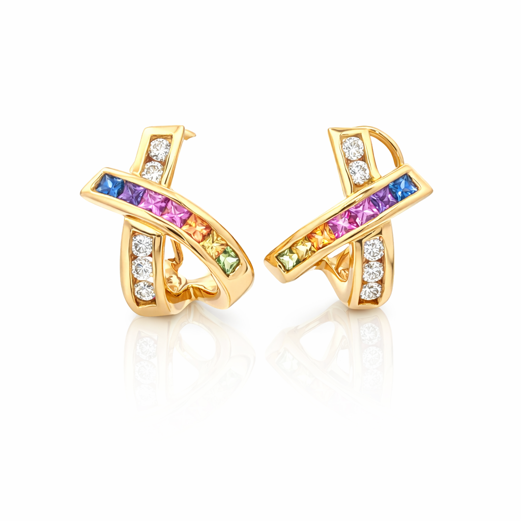 HARRIS 14K Yellow Gold Estate Earrings Harris Jeweler Troy, OH