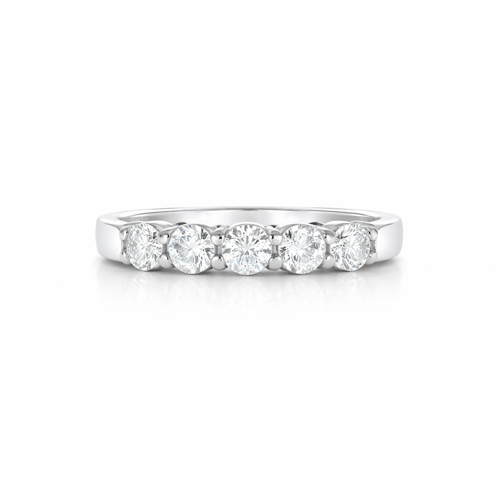 HARRIS 14K White Gold Estate Wedding Band Harris Jeweler Troy, OH