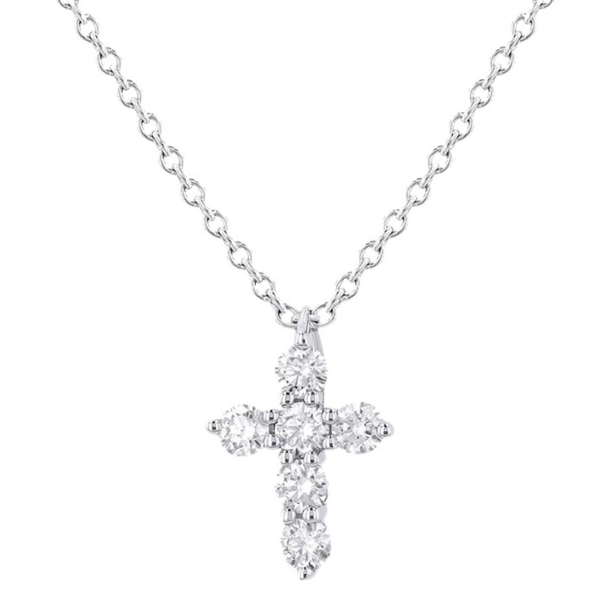 ASHI 14K White Gold Diamond Pendant Harris Jeweler Troy, OH