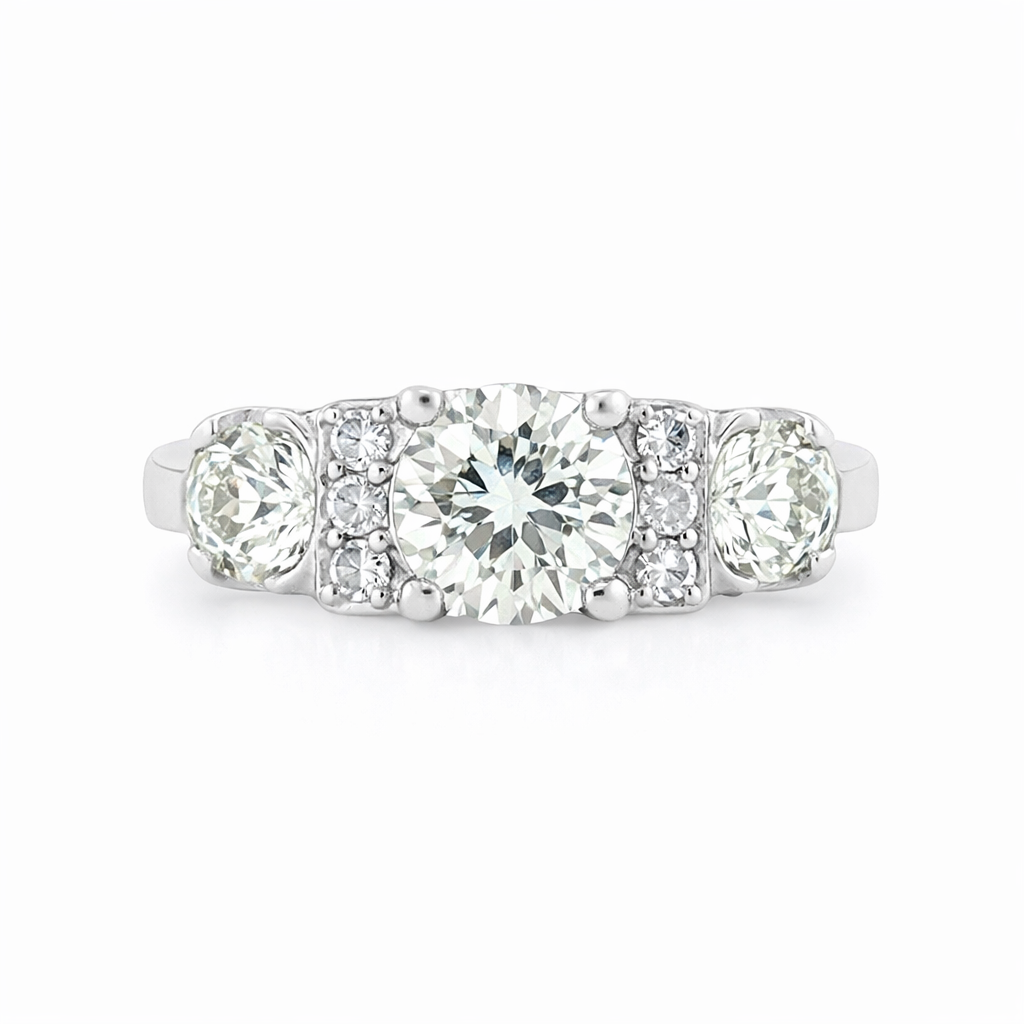 Estate Engagement Ring Harris Jeweler Troy, OH