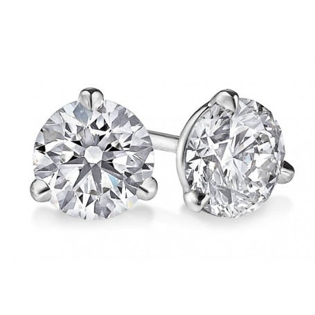 3/4CTW Diamond Stud Earrings Harris Jeweler Troy, OH