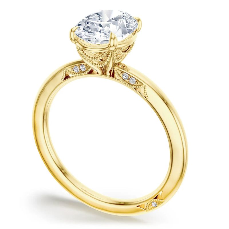 Tacori Simply Diamond Semi-Mount Engagement Ring Image 2 Harris Jeweler Troy, OH
