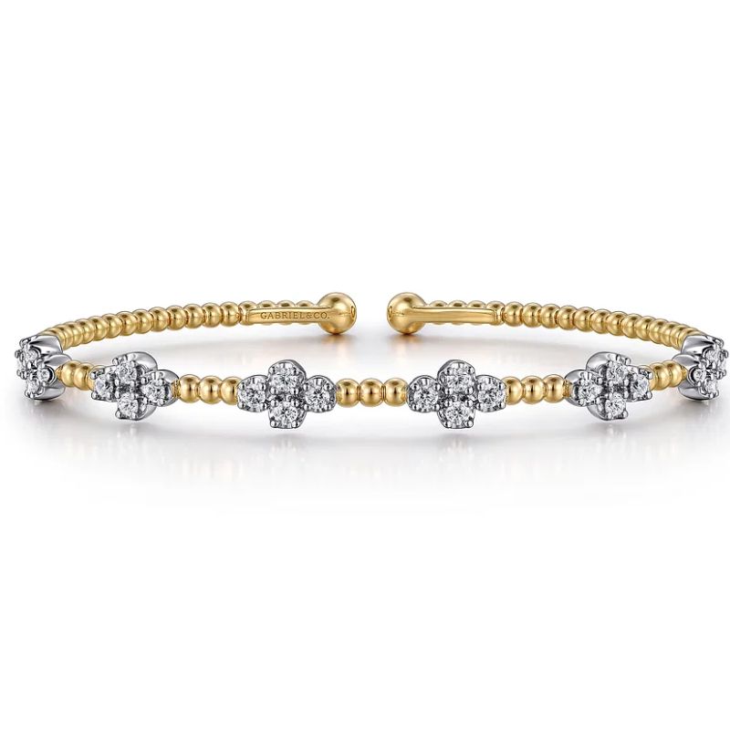 GAB&CO 14K Yellow Gold Diamond Bracelet Harris Jeweler Troy, OH