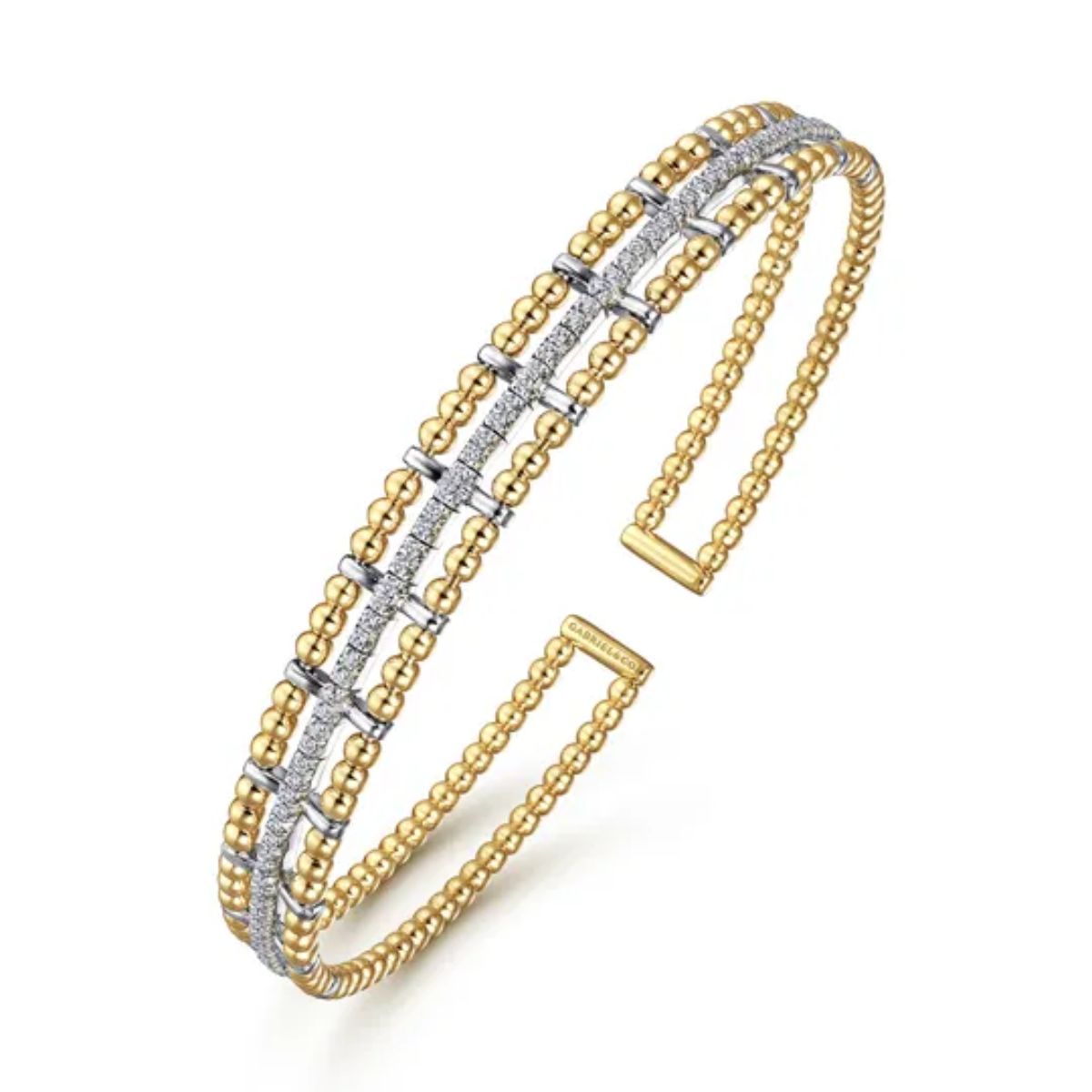 GAB&CO 14K Yellow Gold Diamond Bracelet Harris Jeweler Troy, OH