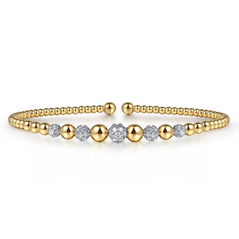 GAB&CO 14K Yellow Gold Diamond Bracelet Harris Jeweler Troy, OH