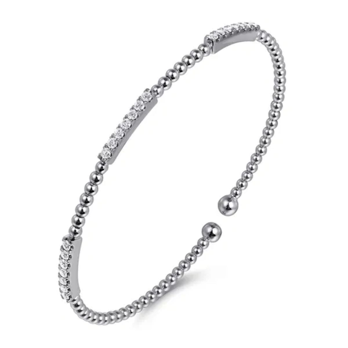 Gabriel & Co. Diamond Flexible Bujukan Bangle Bracelet Image 2 Harris Jeweler Troy, OH