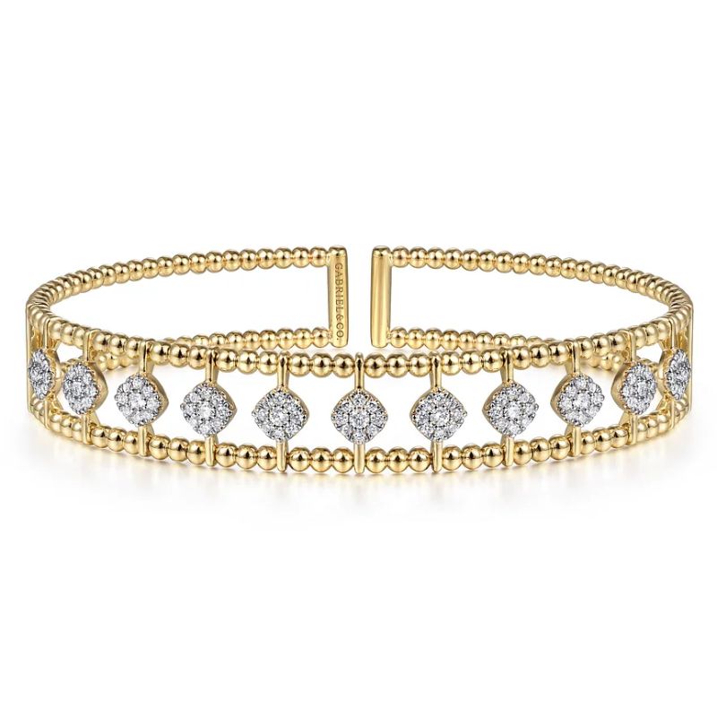 GAB&CO 14K Yellow Gold Diamond Bracelet Harris Jeweler Troy, OH