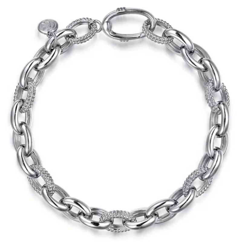 Gabriel & Company Bujukan Link Chain Bracelet Harris Jeweler Troy, OH