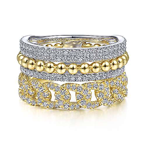 Gabriel & Co. Stackable-Style Diamond Ring Harris Jeweler Troy, OH