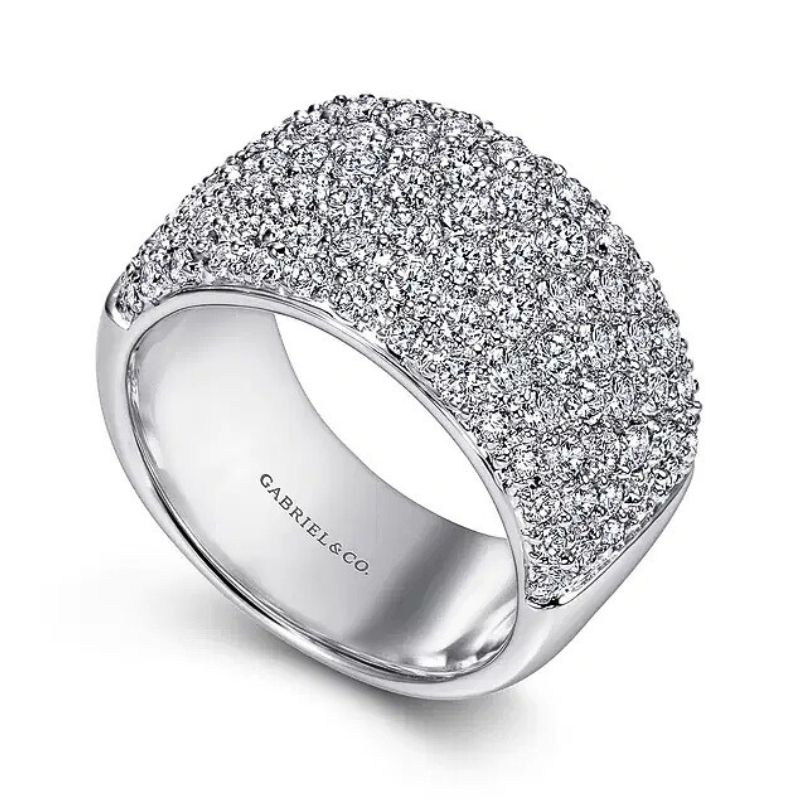 GAB&CO 14K White Gold Diamond Fashion Ring Harris Jeweler Troy, OH