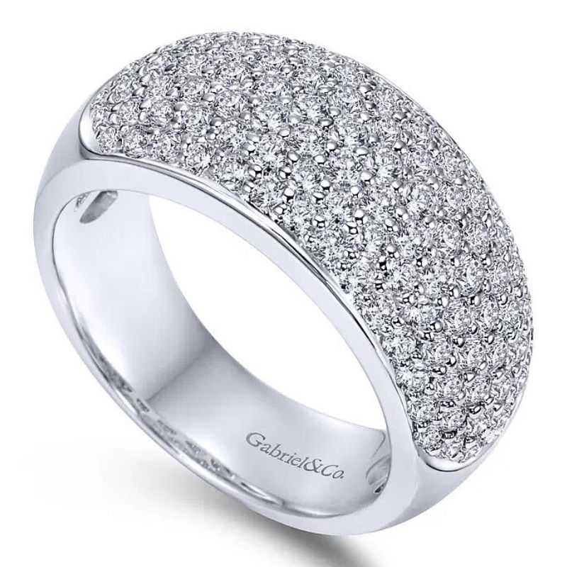 GAB&CO 14K White Gold Diamond Fashion Ring Harris Jeweler Troy, OH