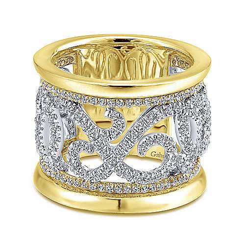 GAB&CO 14K Yellow Gold Diamond Fashion Ring Harris Jeweler Troy, OH