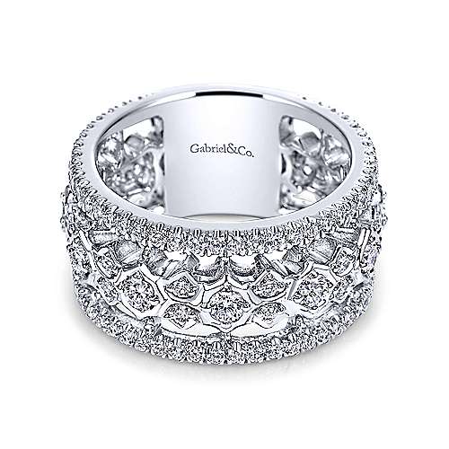 GAB&CO 14K White Gold Diamond Fashion Ring Harris Jeweler Troy, OH