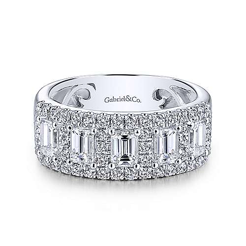 GAB&CO 14K White Gold Diamond Fashion Ring Harris Jeweler Troy, OH