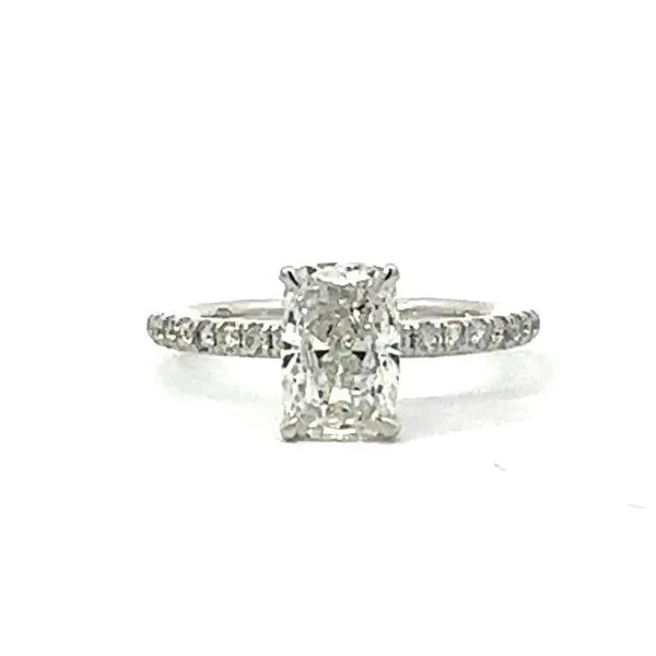 Cushion Lab-Grown Diamond Engagement Ring - Propose Tonight! Harris Jeweler Troy, OH