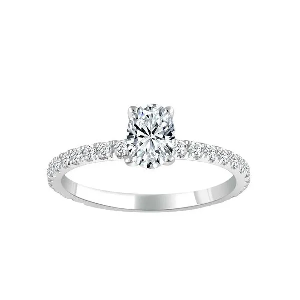 1 3/4 CTW Oval Lab-Grown Diamond Engagement Ring - Propose Tonight! Harris Jeweler Troy, OH