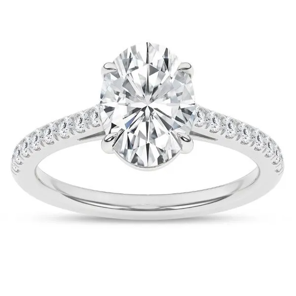 2 1/4CTW Oval Lab-Grown Diamond Engagement Ring - Propose Tonight! similar item image