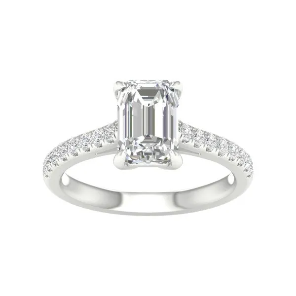 2 1/4CTW Emerald Lab-Grown Diamond Engagement Ring - Propose Tonight! similar item image