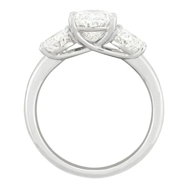 3 1/2CTW 3-Stone Style Oval Lab-Grown Diamond Engagement Ring - Propose Tonight! Image 2 Harris Jeweler Troy, OH