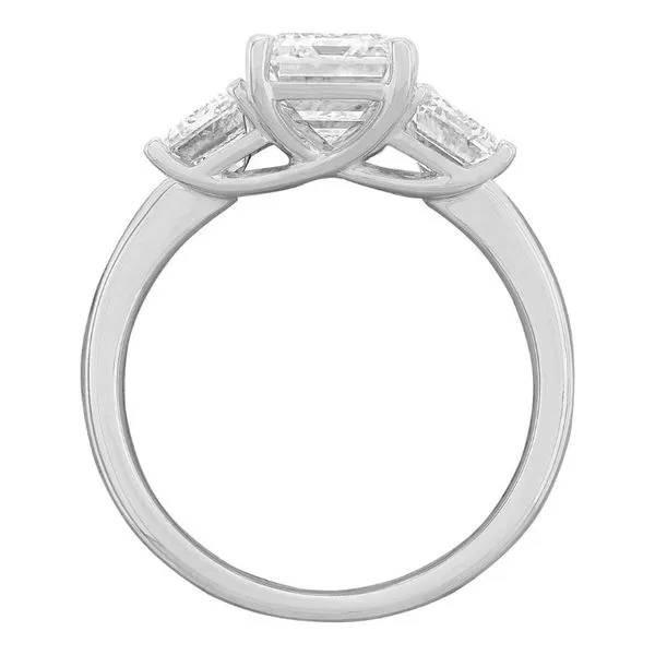 5CTW 3-Stone Style Emerald Cut Lab-Grown Diamond Engagement Ring - Propose Tonight! Image 2 Harris Jeweler Troy, OH